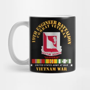 19th Engineer Battalion with Vietnam Service Ribbons Mug